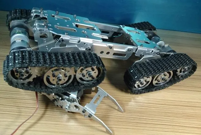 freeshipping RC Tank Car Chassis Tractor Crawler Tracked Vehicle Robot Car Obstacle Avoidance Barrowland DIY Toy Remote Control
freeshipping RC Tank Car Chassis Tractor Crawler Tracked Vehicle Robot Car Obstacle Avoidance Barrowland DIY Toy Remote Control