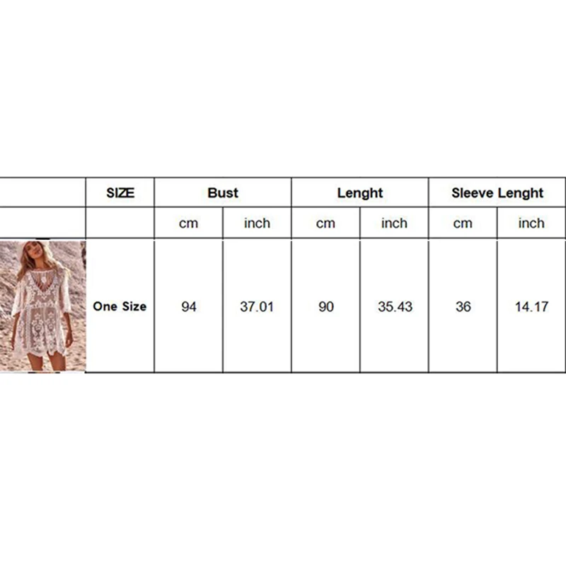 Women Lace Beach Dress Bikini Cover Up White Lace Up Mesh Stylish Half Sleeve Beachwear Cover Ups Summer Sarong Beach Dress
Women Lace Beach Dress Bikini Cover Up White Lace Up Mesh Stylish Half Sleeve Beachwear Cover Ups Summer Sarong Beach Dress