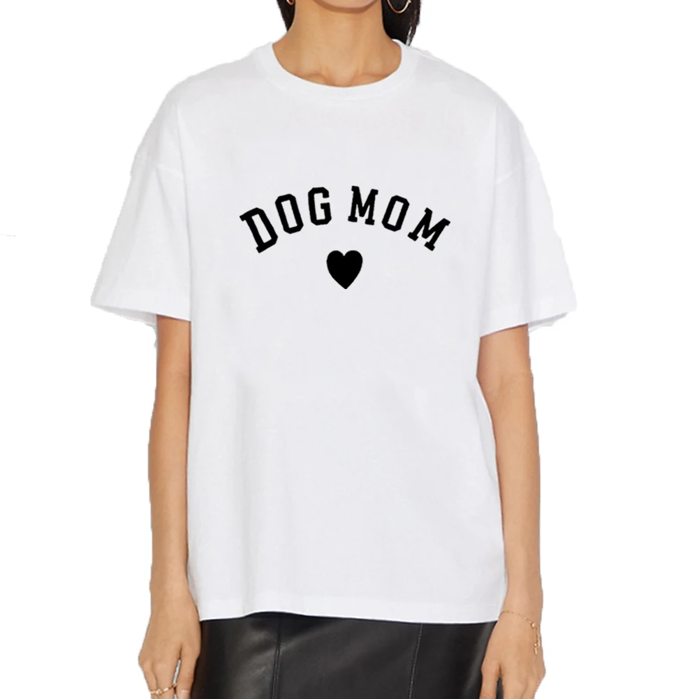 Dog Mom Tshirt Women Summer Short Sleeve Funny T Shirt Women Top Black White O-neck Cotton Tee Shirt Femme Dropshipping
Dog Mom Tshirt Women Summer Short Sleeve Funny T Shirt Women Top Black White O-neck Cotton Tee Shirt Femme Dropshipping