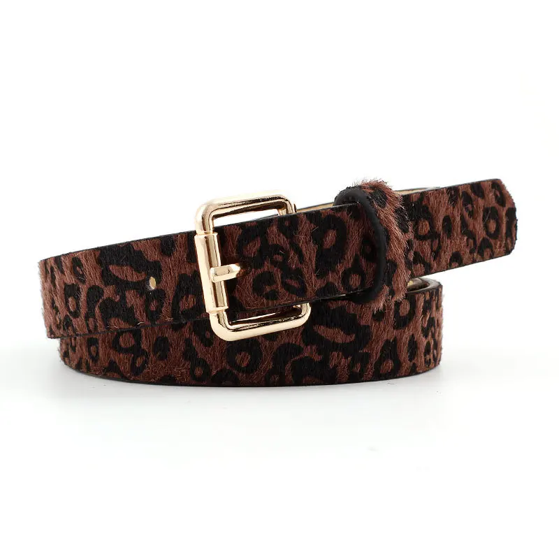 2019 Fashion Sexy Female Belt Cummerbund Women Horsehair Belt With Leopard Pattern Rose Gold Metal Buckle Women PU Belt
2019 Fashion Sexy Female Belt Cummerbund Women Horsehair Belt With Leopard Pattern Rose Gold Metal Buckle Women PU Belt
