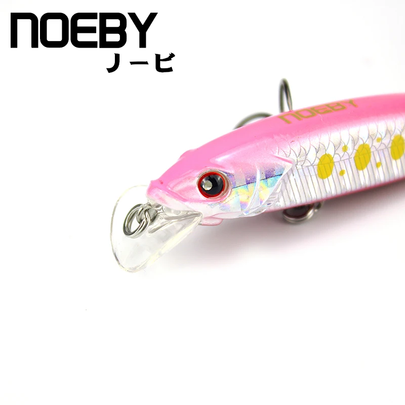 NOEBY Minnow приманки 70 мм 6 5g плавающая приманка для рыбалки глубина 0-1m VMC крючок