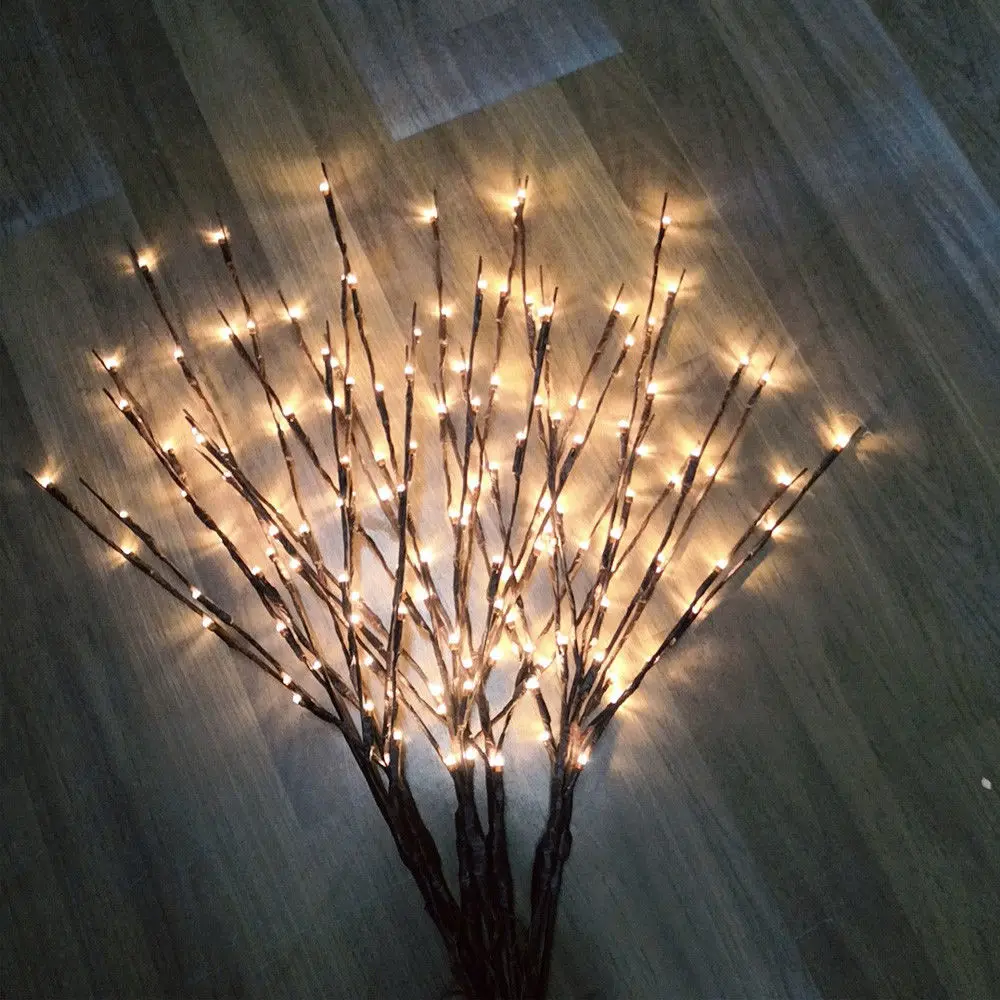 20 Bulbs Light Garden Floral LED Willow Branch Lamp Battery-Operated For Home Christmas Party Garden Decoration
20 Bulbs Light Garden Floral LED Willow Branch Lamp Battery-Operated For Home Christmas Party Garden Decoration