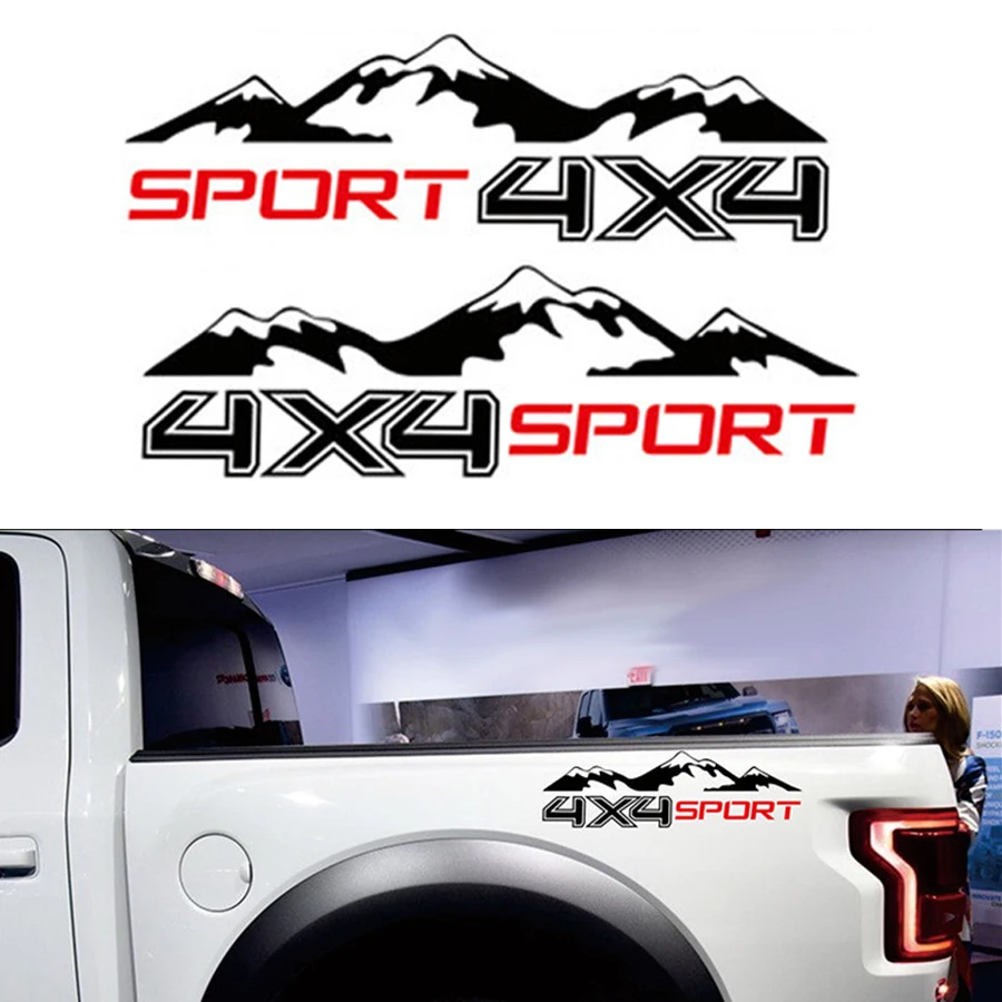2pcs 4X4 Graphic Vinyl Mountain Car Sticker For Truck Decal SUV JEEP Pickup D-MAX Navara
2pcs 4X4 Graphic Vinyl Mountain Car Sticker For Truck Decal SUV JEEP Pickup D-MAX Navara