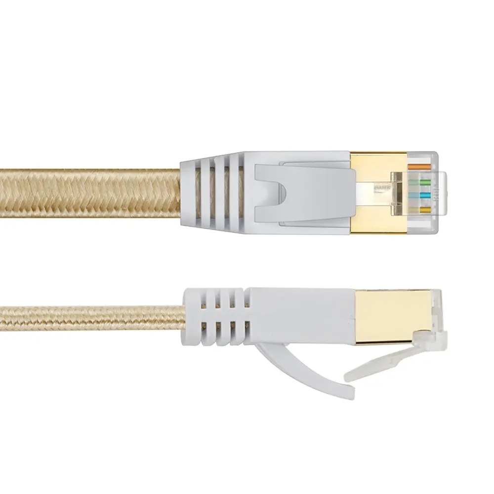 Cat7 RJ45 экранированная Чистая медь 3 фута 6 футов 10 15 30 см/50 см/1 м/1 5 м/2 м/3 м/5 м/10 м LAN