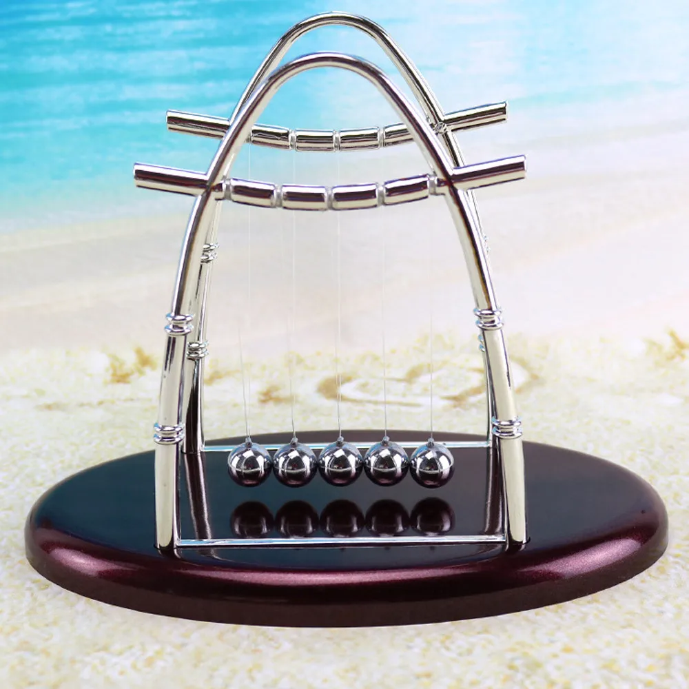 New Design Hot Sale Early Fun Development Educational Desk Toy Gift Newtons Cradle Steel Balance Ball Physics Science Pendulum20
New Design Hot Sale Early Fun Development Educational Desk Toy Gift Newtons Cradle Steel Balance Ball Physics Science Pendulum20