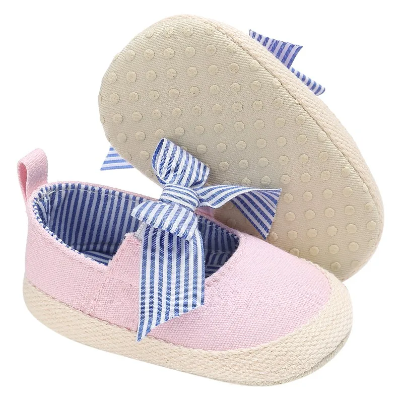 Cute Baby Girls Princess Shoes Kids Girls Striped Big Bow First Walkers Soft Soled Anti-Slip Shoes
Cute Baby Girls Princess Shoes Kids Girls Striped Big Bow First Walkers Soft Soled Anti-Slip Shoes