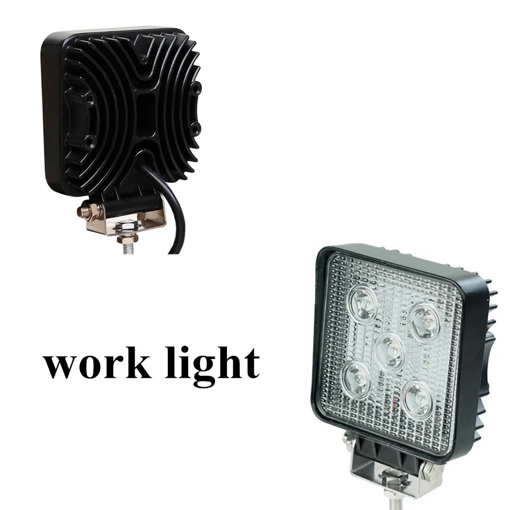 

free shipping 4x4 WD Tractor off road Car Vehicle ATV LED Work light lamp 2pcs 4inch 10-30V 15W car work light Flood Beam