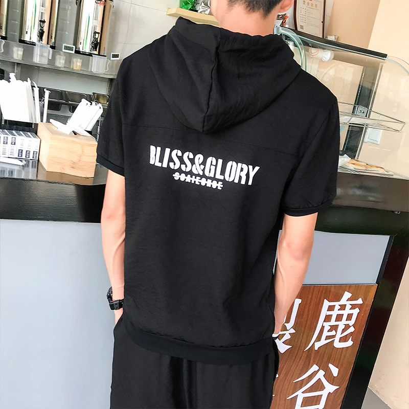 Summer tracksuit men's short-sleeved Korean casual suit 9 new sleeve gym Thin Long Black Chinese Style
Summer tracksuit men's short-sleeved Korean casual suit 9 new sleeve gym Thin Long Black Chinese Style