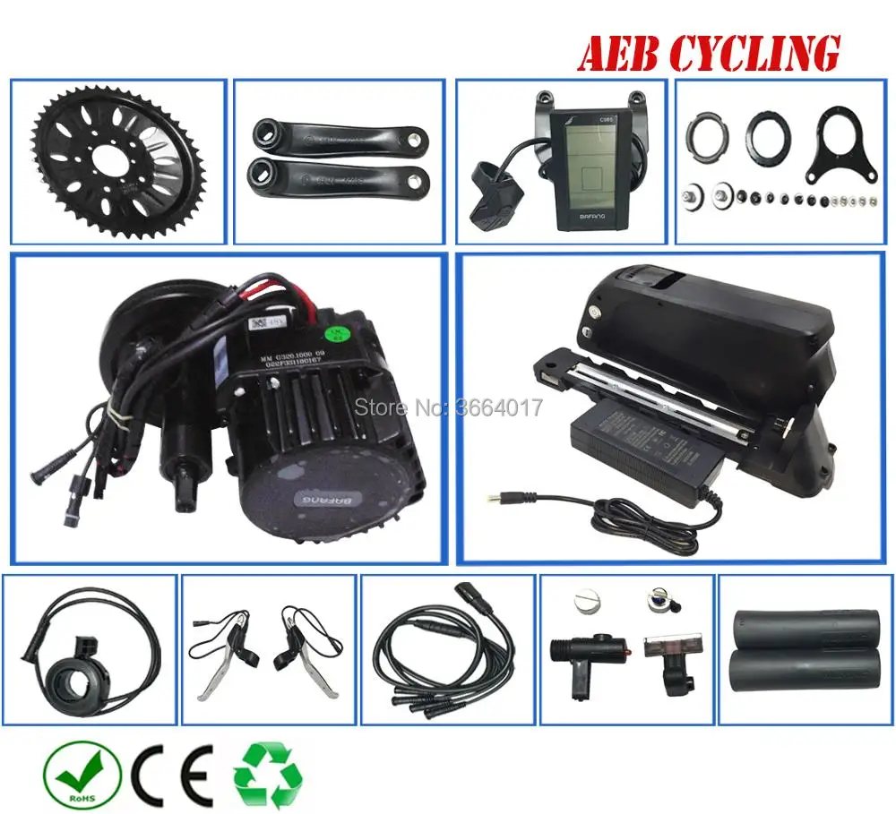 Комплект аккумуляторных батарей 8Fun/Bafang BBSHD, 48 В, 1000 Вт + 52 в, 14 А · ч
Комплект аккумуляторных батарей 8Fun/Bafang BBSHD, 48 В, 1000 Вт + 52 в, 14 А · ч