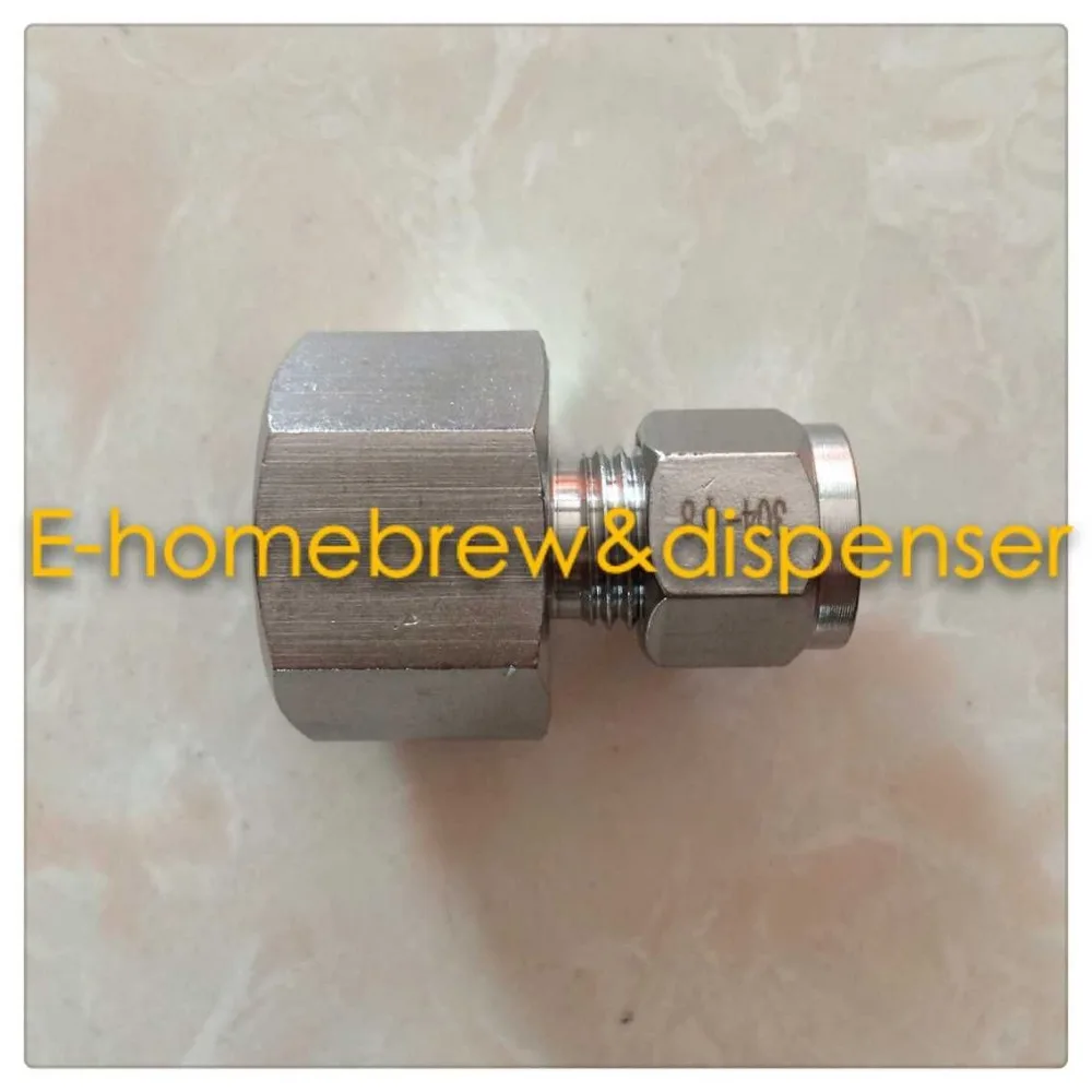 Free shippping food grade 304 stainless steel ferrule connector ,Female 1/2'G,For 3/8" OD stainless steel pipe
Free shippping food grade 304 stainless steel ferrule connector ,Female 1/2'G,For 3/8" OD stainless steel pipe
