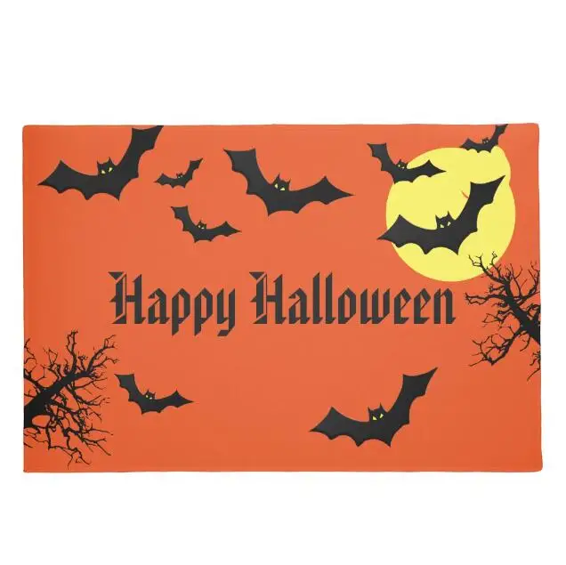 Hot Happy Halloween Flying Bats In Full Moon Home Decor Scary Halloween Welcome Doormat for Hallway Front Door Mats Entry Gifts
Hot Happy Halloween Flying Bats In Full Moon Home Decor Scary Halloween Welcome Doormat for Hallway Front Door Mats Entry Gifts