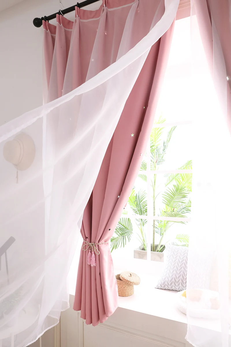 Double-deck Starry Sheer Curtains Tulle Window Treatment Voile Drape Valance curtains for bedroom living room Home Decor 4 color
Double-deck Starry Sheer Curtains Tulle Window Treatment Voile Drape Valance curtains for bedroom living room Home Decor 4 color