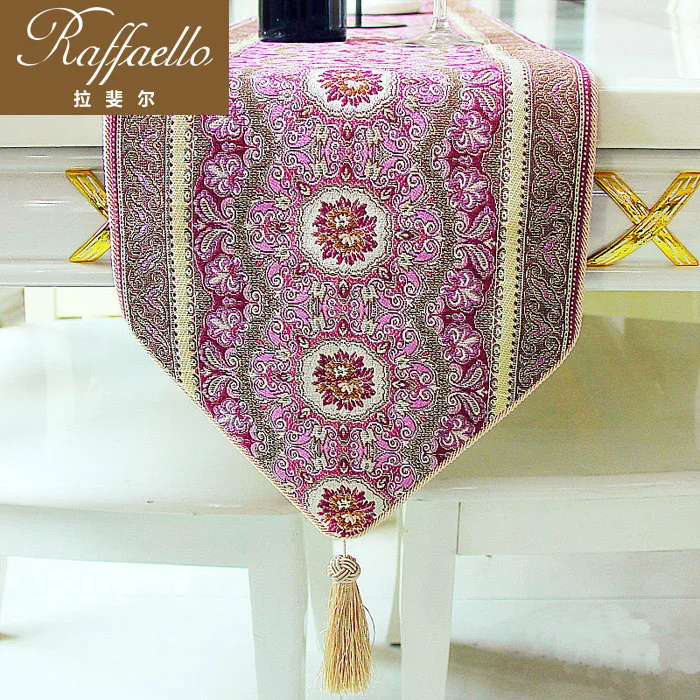 Rafael home upscale dining table Bubu arts gold and silver embroidered table runner Continental Coffee purple cloth place mat Ma
Rafael home upscale dining table Bubu arts gold and silver embroidered table runner Continental Coffee purple cloth place mat Ma