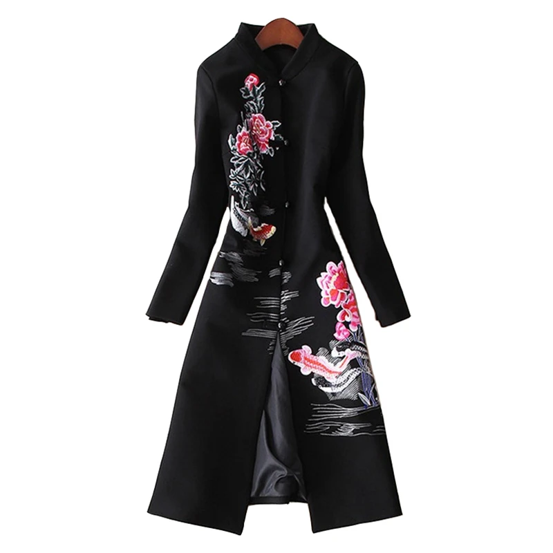 Женская ветровка с вышивкой, новинка сезона весна-осень 2022, модные черные куртки, элегантное женское базовое ТРАПЕЦИЕВИДНОЕ пальто, ветровк...
Женская ветровка с вышивкой, новинка сезона весна-осень 2022, модные черные куртки, элегантное женское базовое ТРАПЕЦИЕВИДНОЕ пальто, ветровк...