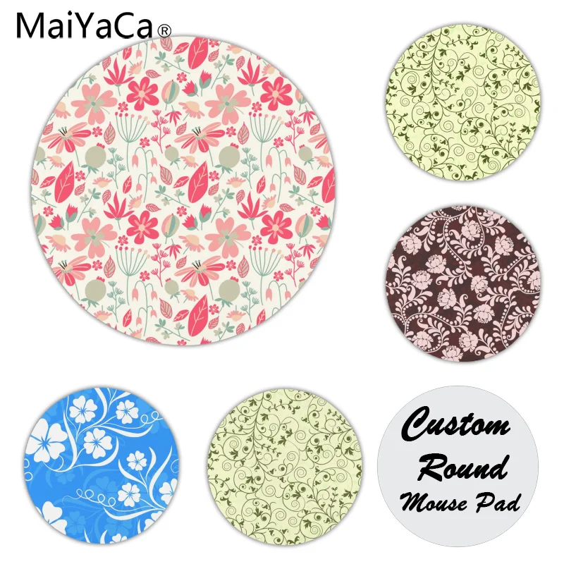 MaiYaCa Flower vine mouse pad gamer play mats Size for 22X22cm Round Gaming Mousepads
MaiYaCa Flower vine mouse pad gamer play mats Size for 22X22cm Round Gaming Mousepads