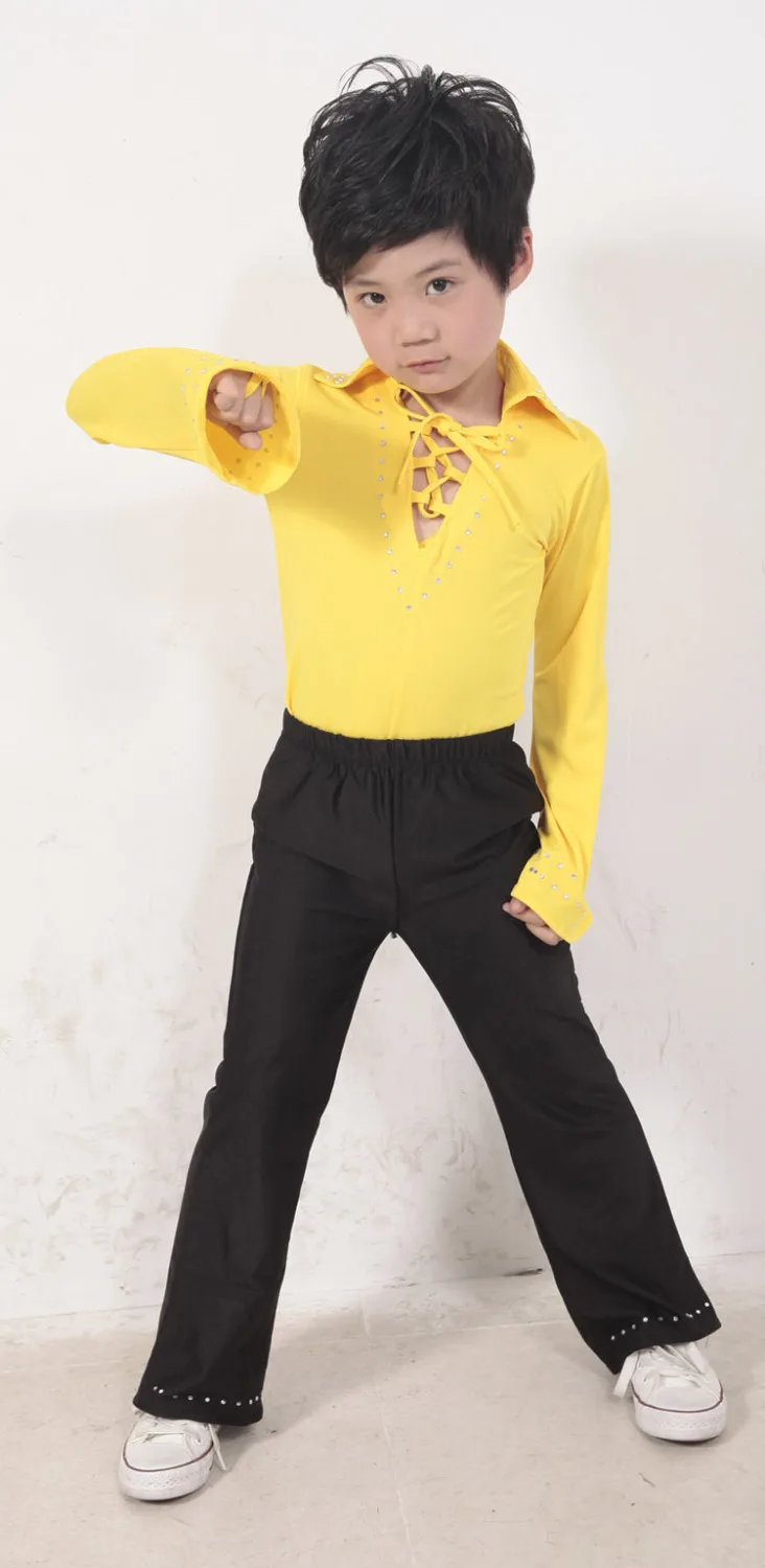 new Boy Latin Dancewear Latin Dance Shirt+pants Ruffly Ballroom Stage Modern Boys Latin Dance Clothes Free Shipping 3 color
new Boy Latin Dancewear Latin Dance Shirt+pants Ruffly Ballroom Stage Modern Boys Latin Dance Clothes Free Shipping 3 color