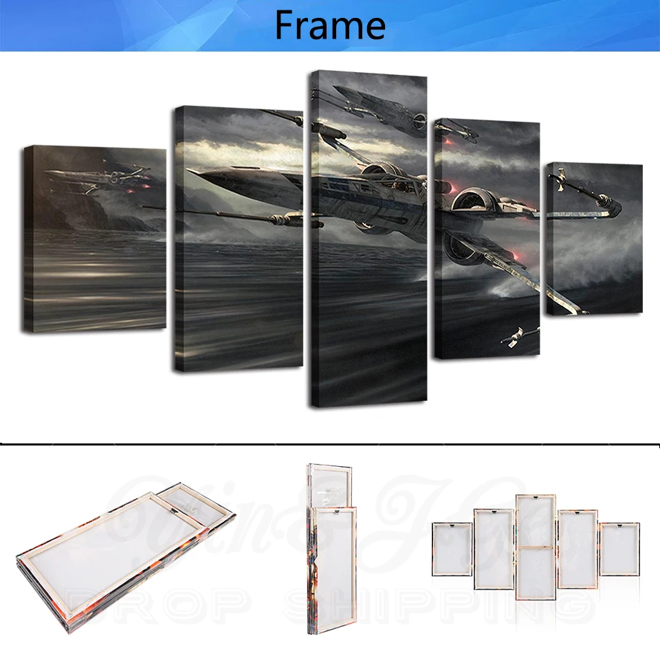 Abstract Canvas Painting 5 Pieces Start Wars Wall Art Painting Modular Wallpapers Poster Print For Modern Living Room Home Decor
Abstract Canvas Painting 5 Pieces Start Wars Wall Art Painting Modular Wallpapers Poster Print For Modern Living Room Home Decor