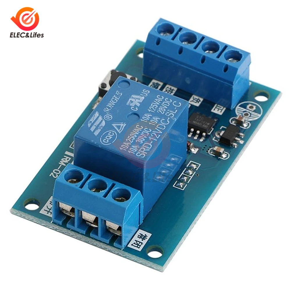 DC 5V 12V Bond Self-locking Bistable Relay Module Automobile Car modification Switch Start-stop relay module
DC 5V 12V Bond Self-locking Bistable Relay Module Automobile Car modification Switch Start-stop relay module