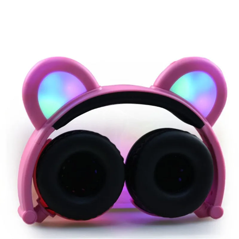 Foldable Bear Ear Recharging Headphones Panda Gaming Headset With Glowing LED Light halloweeen gift for girls kids adults Phones
Foldable Bear Ear Recharging Headphones Panda Gaming Headset With Glowing LED Light halloweeen gift for girls kids adults Phones