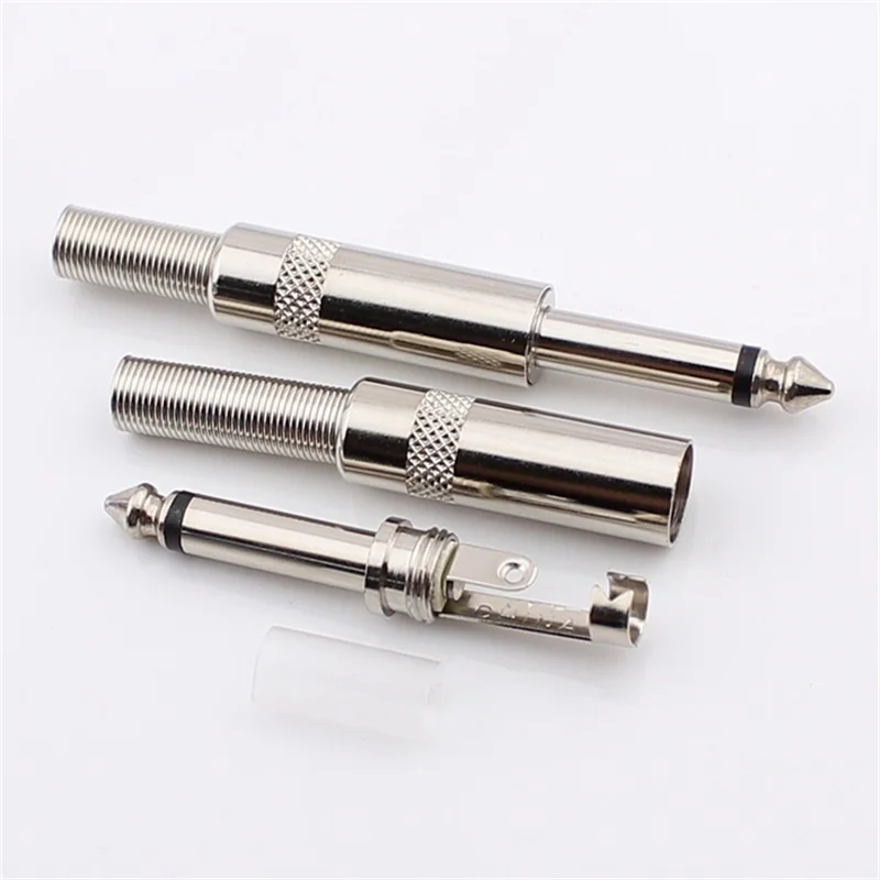 20pcs/6.35mm Wire Connector Mono Audio Jack Amplifier Plugs for Microphone 6.35 Core Cable
20pcs/6.35mm Wire Connector Mono Audio Jack Amplifier Plugs for Microphone 6.35 Core Cable
