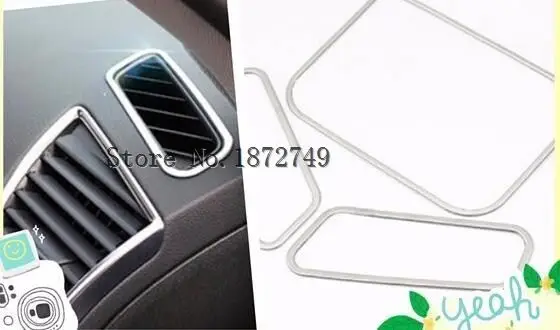 3pcs For audi Q5 2013-2015 Stainless Steel Air Conditioning Outlet Vent Cover Trims
3pcs For audi Q5 2013-2015 Stainless Steel Air Conditioning Outlet Vent Cover Trims