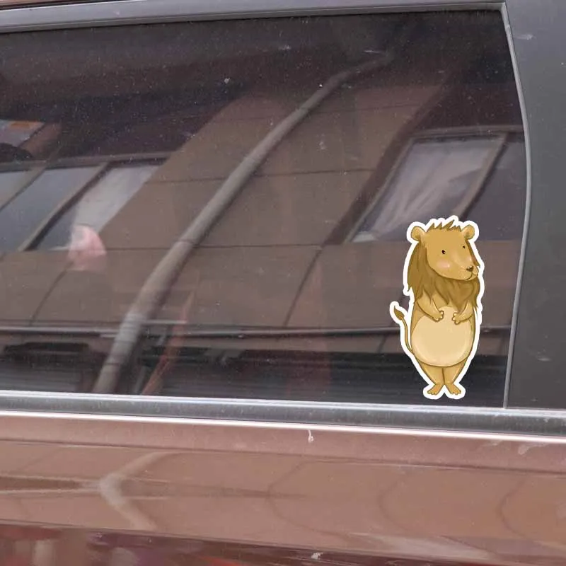 YJZT 7.6CM*15.5CM Cute Cartoon Animal LIon PVC Decal Car Sticker High Quality 5-0594
YJZT 7.6CM*15.5CM Cute Cartoon Animal LIon PVC Decal Car Sticker High Quality 5-0594