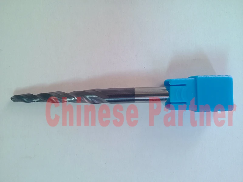 2pcs/lot R1*D6*45*85-HRC55 Tungsten solid carbide lengthen Tapered Ball Nose End Mills taper and cone milling cutter
2pcs/lot R1*D6*45*85-HRC55 Tungsten solid carbide lengthen Tapered Ball Nose End Mills taper and cone milling cutter