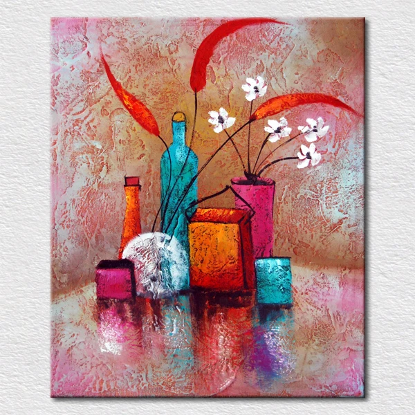 Wholesale and retail canvas prints colors abstract painting flowers and vase as fashion decoration for living room free shipping
Wholesale and retail canvas prints colors abstract painting flowers and vase as fashion decoration for living room free shipping