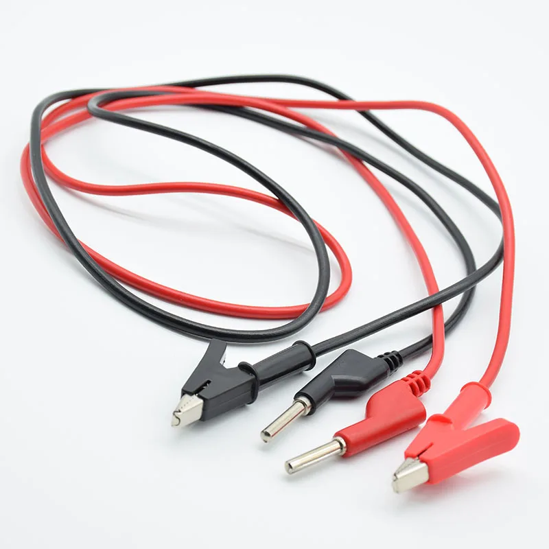 1pair High Quality 1M Long Alligator Clip to Banana Plug Test Cable for Multimeter
1pair High Quality 1M Long Alligator Clip to Banana Plug Test Cable for Multimeter