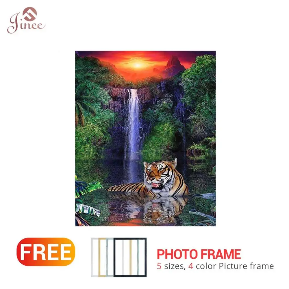 5D DIY Full Square/Round Drill DIY Diamond Painting Waterfall Tiger Embroidery Cross Stitch 5D Christmas Gift
5D DIY Full Square/Round Drill DIY Diamond Painting Waterfall Tiger Embroidery Cross Stitch 5D Christmas Gift