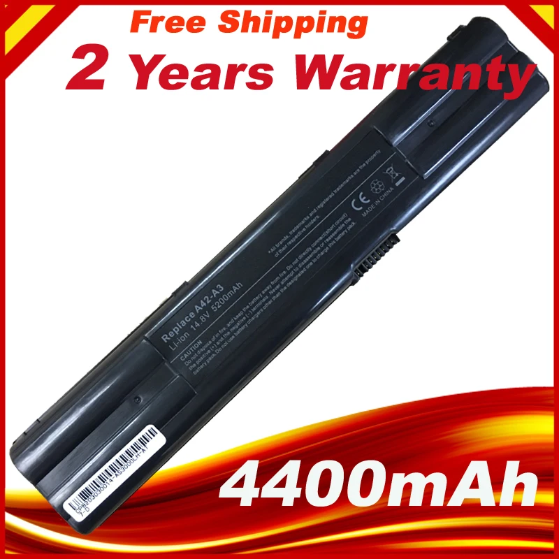 New Replacement Laptop Battery FOR ASUS A42-A3 A41-A3 A41-A6 A42-A6 A6E A6F A6G A6J A6Ja A6Jc A6Je A6Jm A6K, Free shipping
New Replacement Laptop Battery FOR ASUS A42-A3 A41-A3 A41-A6 A42-A6 A6E A6F A6G A6J A6Ja A6Jc A6Je A6Jm A6K, Free shipping