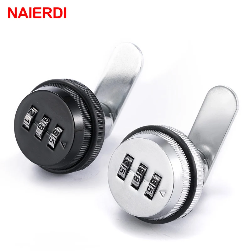 NAIERDI Zinc Alloy Combination Cabinet Lock Black/Silver Password Locks Security Home Cam Lock For Mailbox Cabinet Door Hardware
NAIERDI Zinc Alloy Combination Cabinet Lock Black/Silver Password Locks Security Home Cam Lock For Mailbox Cabinet Door Hardware