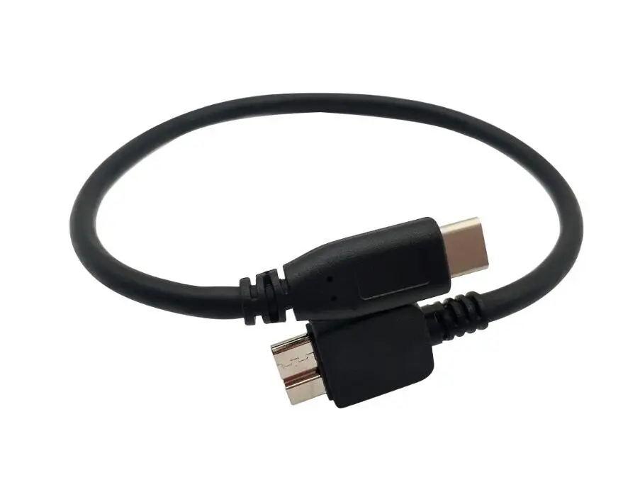 USB 3.1 Type-C to USB 3.0 Micro B Cable Connector For Hard Drive Smartphone CELL PHONE PC 30CM 1FT
USB 3.1 Type-C to USB 3.0 Micro B Cable Connector For Hard Drive Smartphone CELL PHONE PC 30CM 1FT