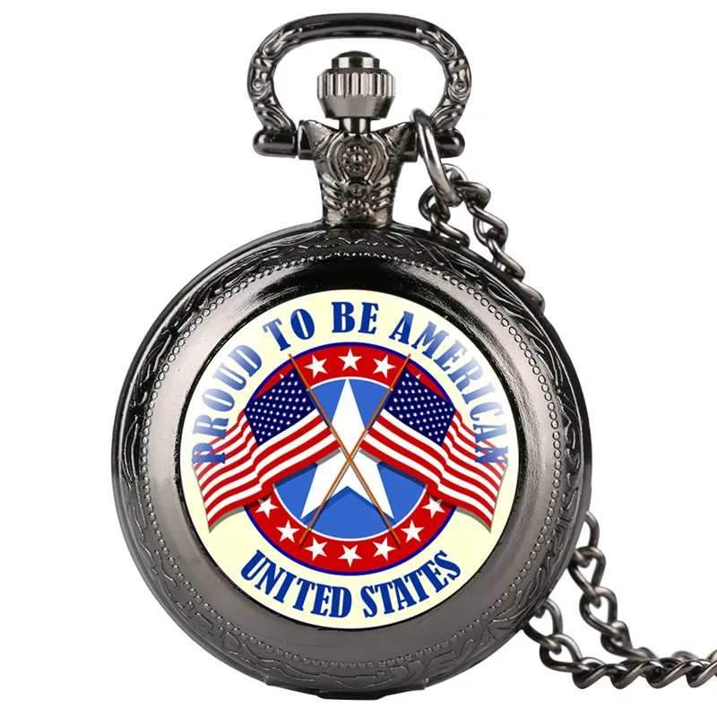 Stylish Quartz Pocket Watch Retro for Women Men Special American Flag Pattern Watch Pocket Creative Gift Engraved Pendant Watch
Stylish Quartz Pocket Watch Retro for Women Men Special American Flag Pattern Watch Pocket Creative Gift Engraved Pendant Watch