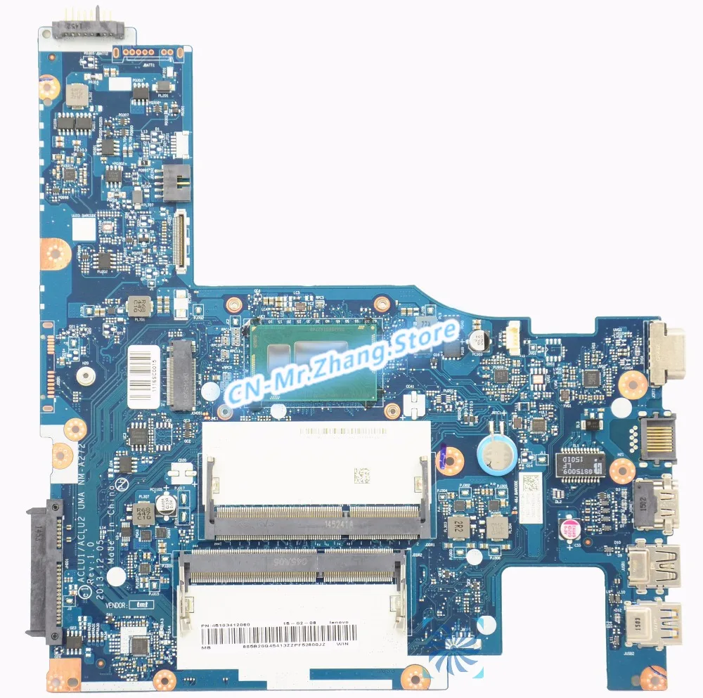 SHELI FOR Lenovo G50-70 Laptop Motherboard W/ I7-4510 CPU 5B20G36670 NM-A272 ACLU1/ACLU2 DDR3L
SHELI FOR Lenovo G50-70 Laptop Motherboard W/ I7-4510 CPU 5B20G36670 NM-A272 ACLU1/ACLU2 DDR3L