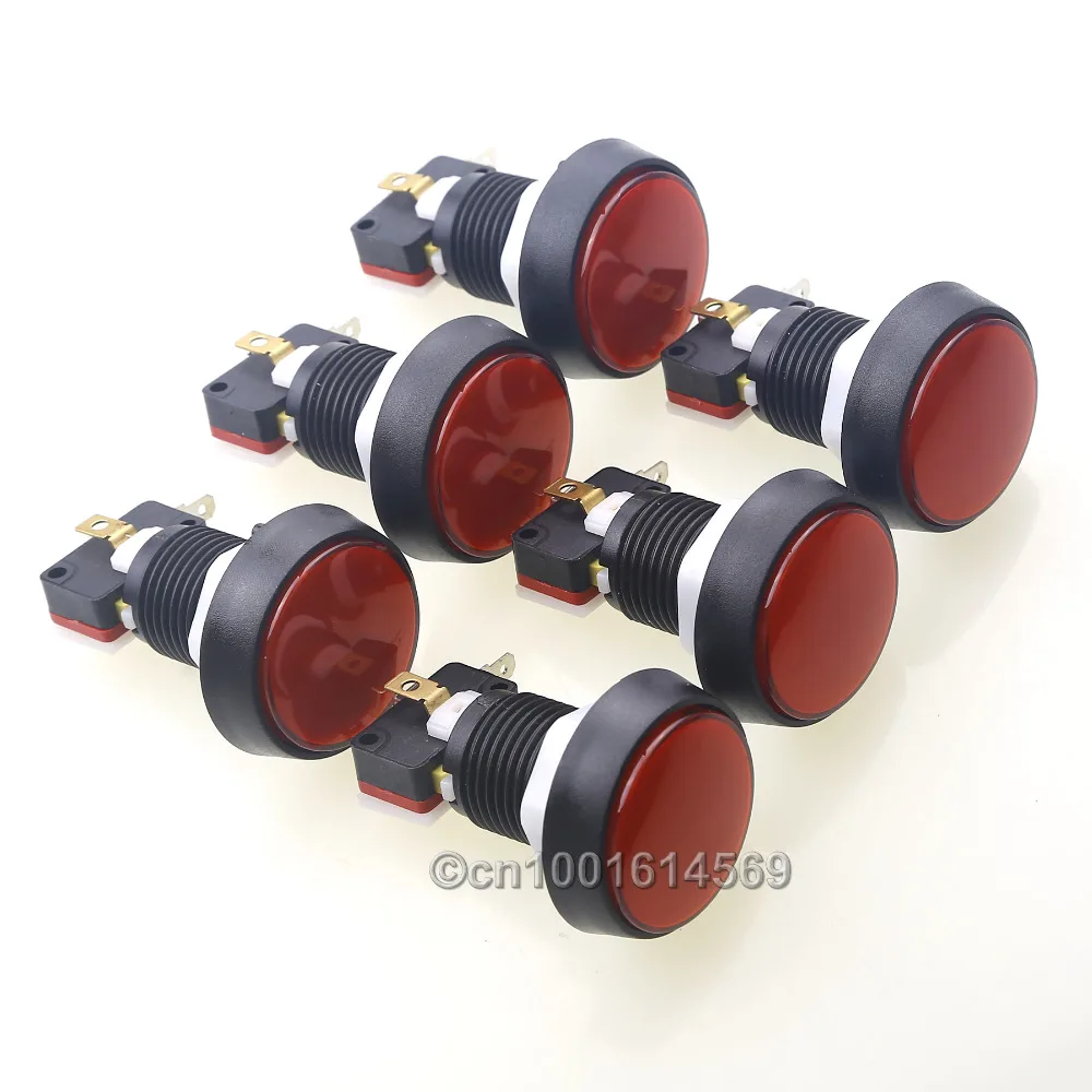 Free shipping 44mm Big 5V LED Light Illuminated Arcade Push Button With Micro Switch For Arcade DIY kits Parts 5 colors - Red
Free shipping 44mm Big 5V LED Light Illuminated Arcade Push Button With Micro Switch For Arcade DIY kits Parts 5 colors - Red