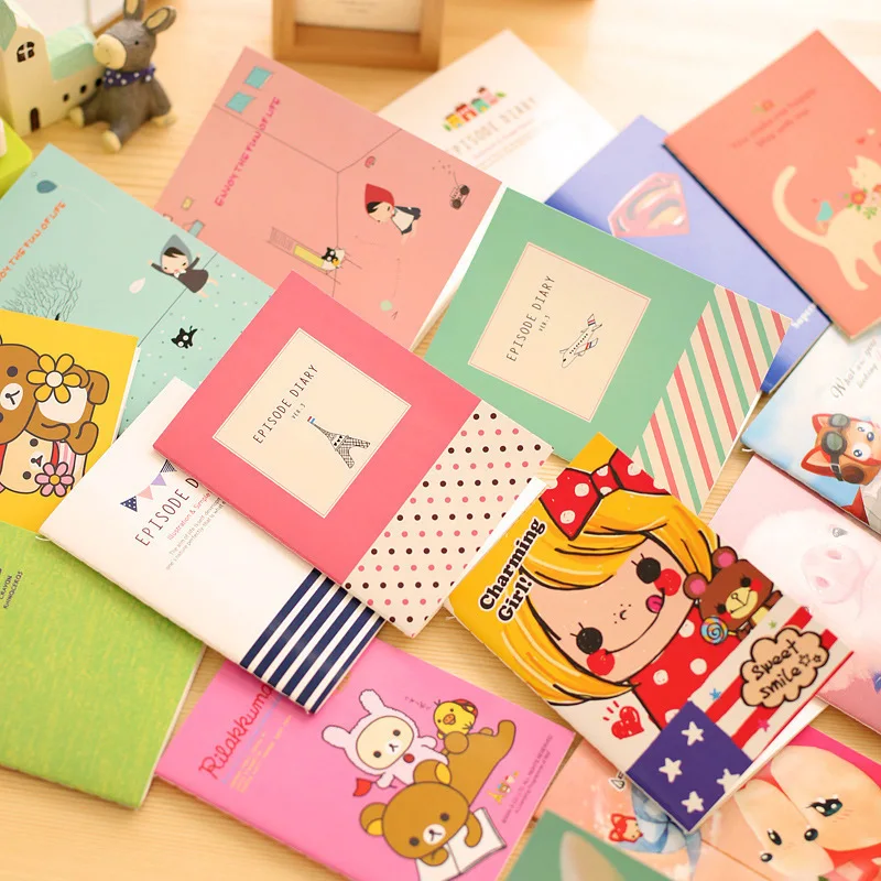 5pcs/lot 12*8.5cm Creative Student Stationery Cute Learning Supplies Gift Notebook Small Book
5pcs/lot 12*8.5cm Creative Student Stationery Cute Learning Supplies Gift Notebook Small Book