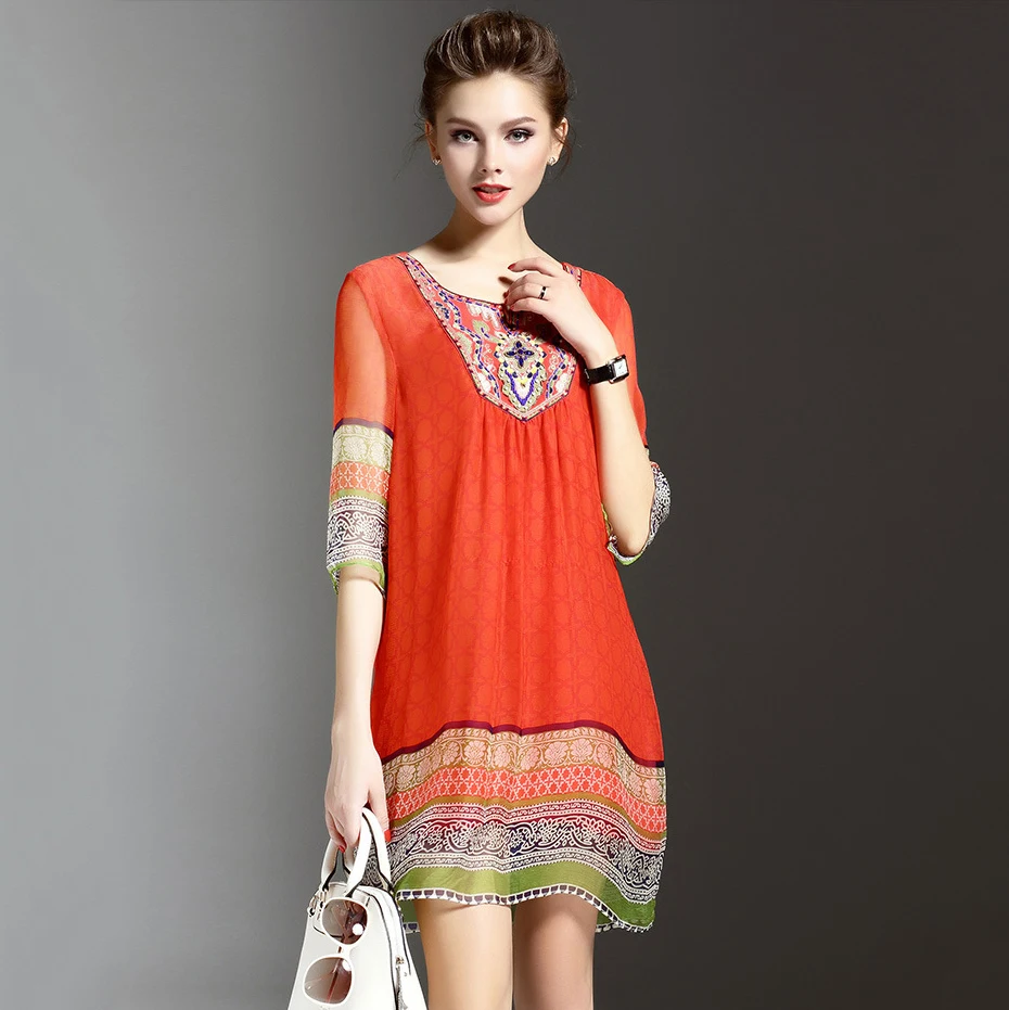 Short Red Floral Sequin Dress Elegant Beading Diamond Plus Size Ethnic Vintage Silk Chiffon Summer Dress Women Vestidos RE2263
Short Red Floral Sequin Dress Elegant Beading Diamond Plus Size Ethnic Vintage Silk Chiffon Summer Dress Women Vestidos RE2263
