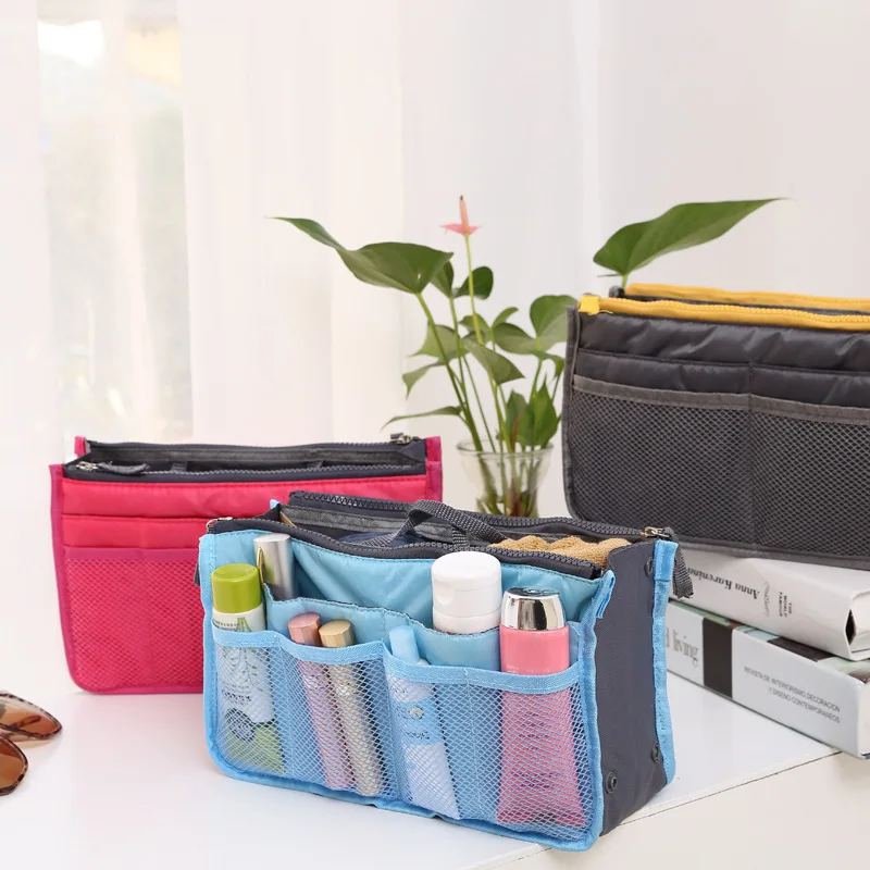 Makeup Bag Organizer Insert Bag Handbag Organizer Insert Multi-functional Travel Cosmetic Bag Girl Toiletry Storage Bags
Makeup Bag Organizer Insert Bag Handbag Organizer Insert Multi-functional Travel Cosmetic Bag Girl Toiletry Storage Bags