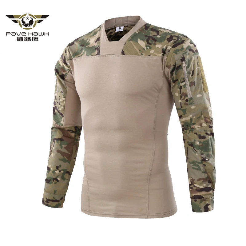 Tactical Camouflage Army T Shirt Men Long Sleeve Military Combat Male T Shirt Stretch Cotton Camo Paintball Patchwork Tee Shirt
Tactical Camouflage Army T Shirt Men Long Sleeve Military Combat Male T Shirt Stretch Cotton Camo Paintball Patchwork Tee Shirt