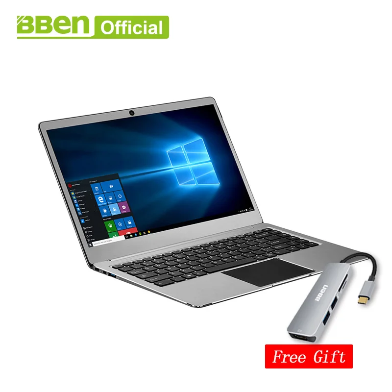 

Bben N14W 14.1" Notebook Pro Win10 N3450 4GB RAM 64GB Emmc 128 SSD Intel Apollo Lake quad Cores wifi usb3.0 type-c