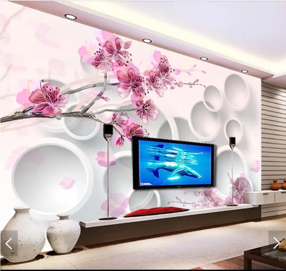 3D Pink Plum Blossom Flower Wallpaper Murals for Living Room Home Wall Mural Decals Wall Paper Printed Photo Stereo Wallpapers
3D Pink Plum Blossom Flower Wallpaper Murals for Living Room Home Wall Mural Decals Wall Paper Printed Photo Stereo Wallpapers