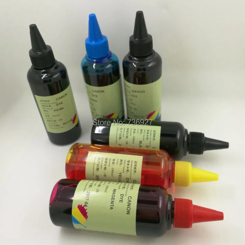 6X 100ml PGI-970 CLI-971 PGI970 CLI971 Refill Dye ink for Canon PIXMA MG7790 inkjet printer
6X 100ml PGI-970 CLI-971 PGI970 CLI971 Refill Dye ink for Canon PIXMA MG7790 inkjet printer