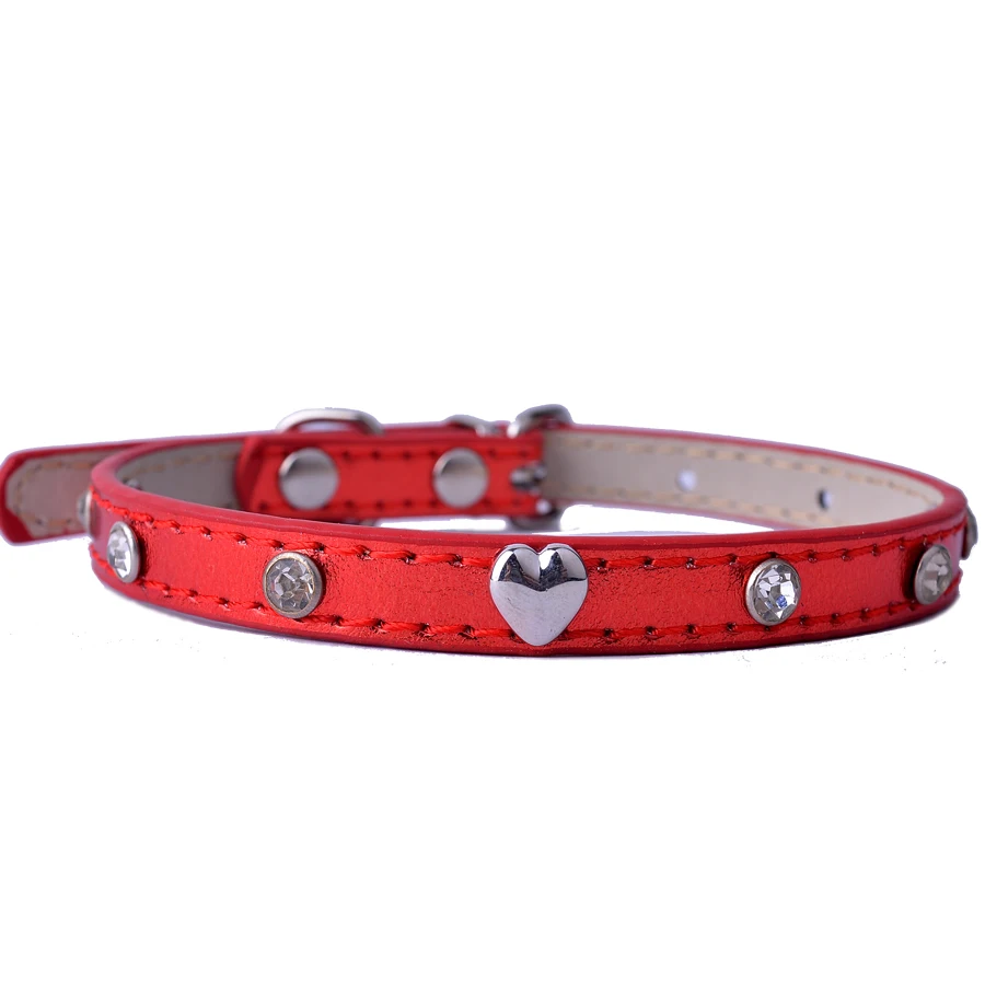 Diamante Rivets Studded Cat Collar Pu Leather Adjustable 8-11'' Pet Puppy Cat Necklace Red Pink Purple Colors
Diamante Rivets Studded Cat Collar Pu Leather Adjustable 8-11'' Pet Puppy Cat Necklace Red Pink Purple Colors