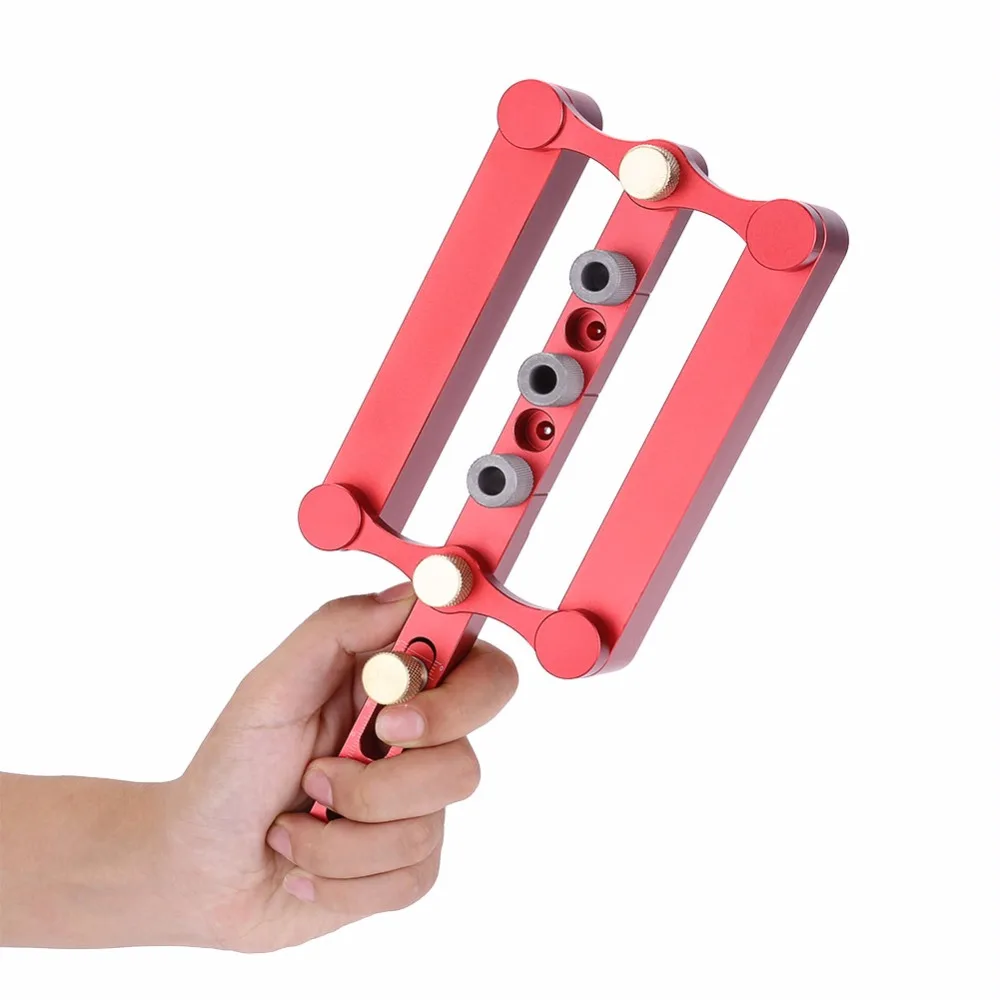 Practical Aluminum Alloy 6061 Self Centering Dowelling Jig Dowel Hole Drilling Guide Adjustable DIY Woodworking Tool 6/8/10mm
Practical Aluminum Alloy 6061 Self Centering Dowelling Jig Dowel Hole Drilling Guide Adjustable DIY Woodworking Tool 6/8/10mm