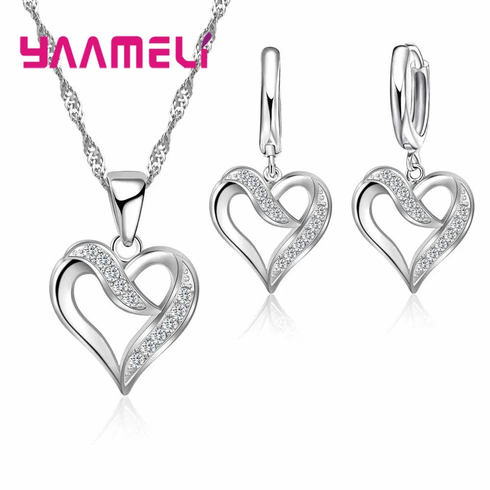 Free Shipping Fashion Luxury Cubic Zirconia Necklace Earring Set 925 Sterling Silver Jewelry Sets For Wedding Party
Free Shipping Fashion Luxury Cubic Zirconia Necklace Earring Set 925 Sterling Silver Jewelry Sets For Wedding Party