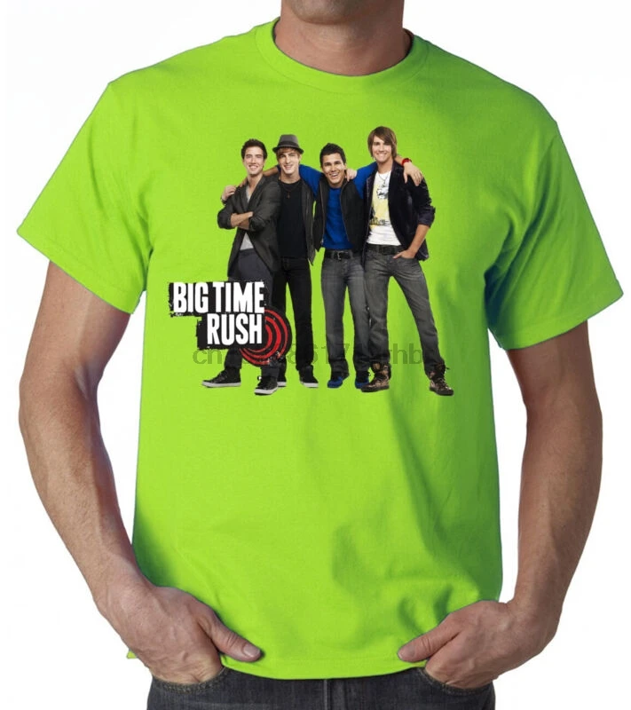 BIG TIME RUSH футболка GRUPPO MUSICALE BOY BAND modello uomo donna tanti colori| |
