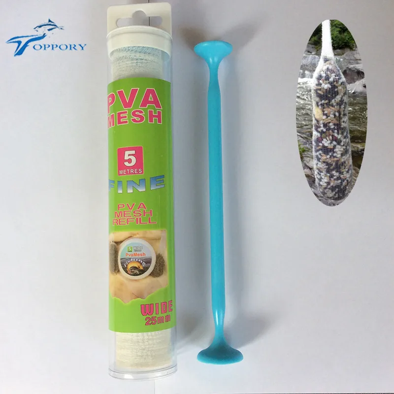 Topproy 5 м PVA сетчатая трубка 25 мм 35 растворимая в воде для ловли карпа рыболовная