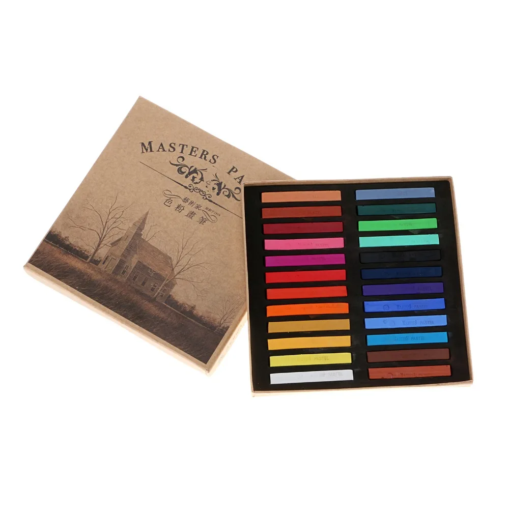 

Anmas RUcci 24 Color Fashion DIY Fast Non-toxic Temporary Hair Chalk Dye Soft Pastel Kit New