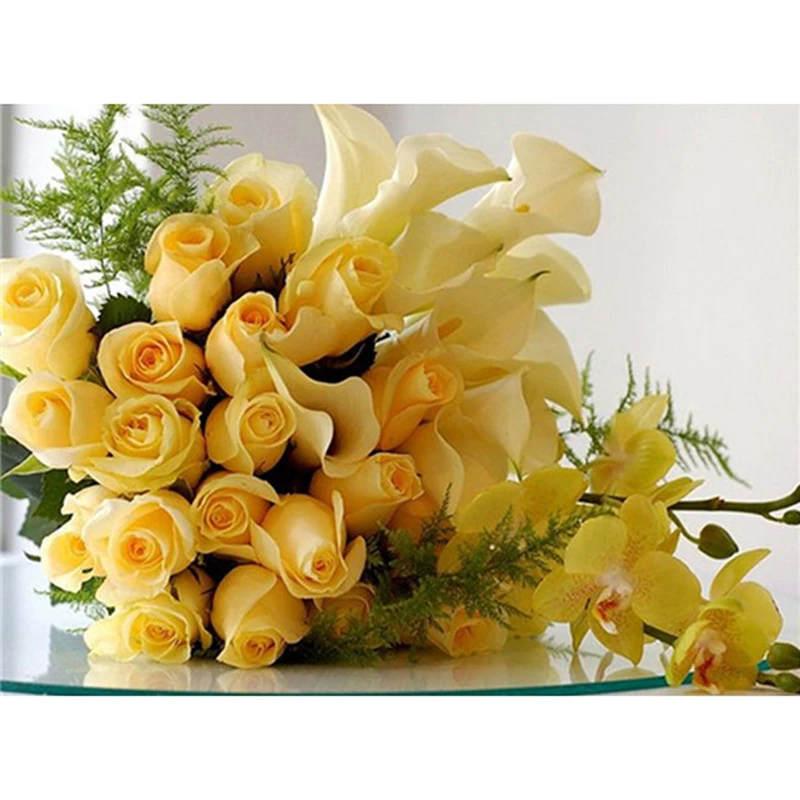 Embroidery, Diamond mosaic, Diamond painting, Diamond Embroidery Pattern Rhinestones yelow rose flower Cross Stitch A5807R
Embroidery, Diamond mosaic, Diamond painting, Diamond Embroidery Pattern Rhinestones yelow rose flower Cross Stitch A5807R